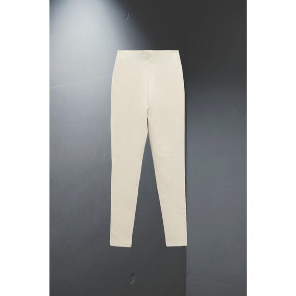 NWT - ZARA Buttoned High Rise Leggings Size: M - Picture 4 of 6